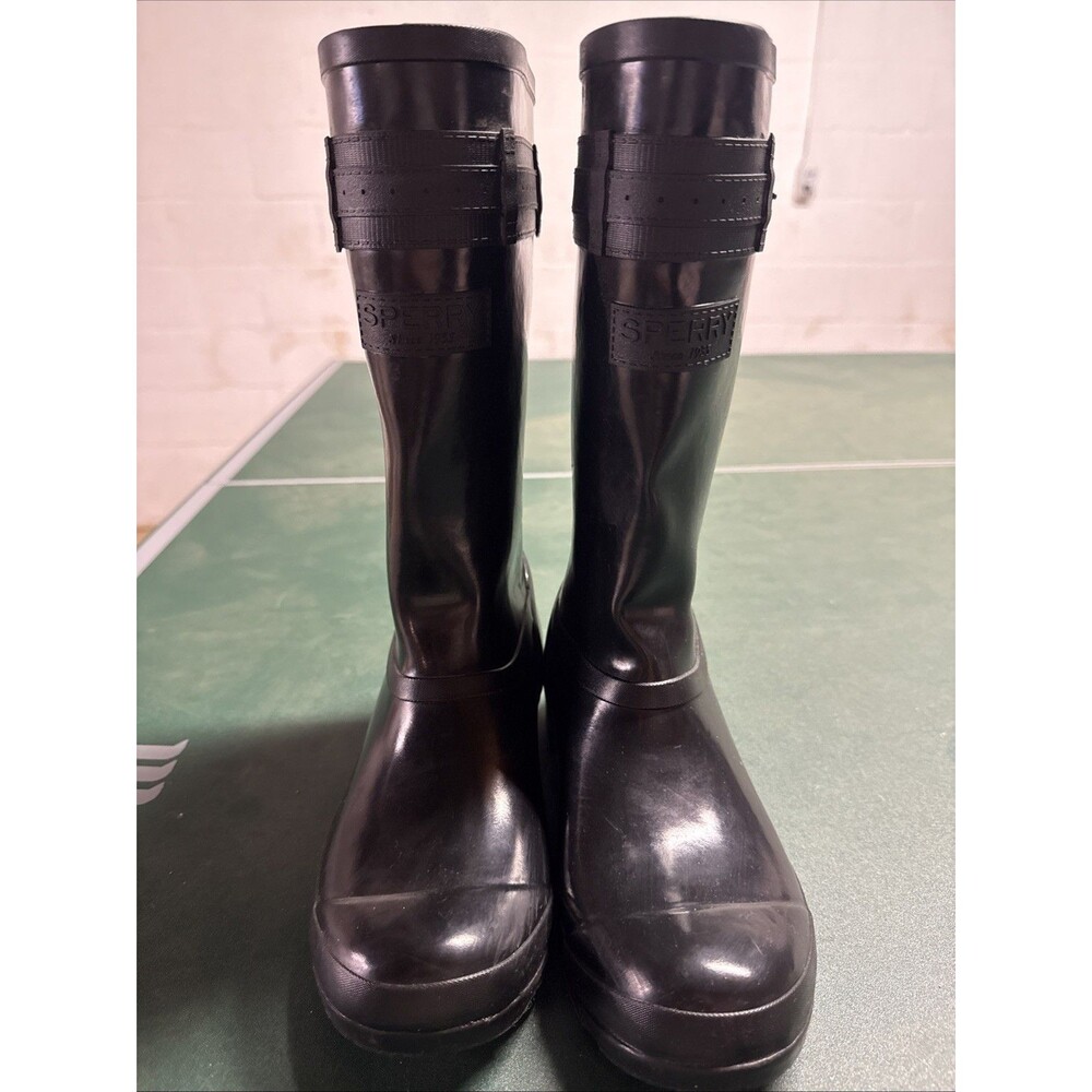 Sperry Top-Sider Women's Walker Atlantic Black Rain Boot STS82562 Women's 7M
